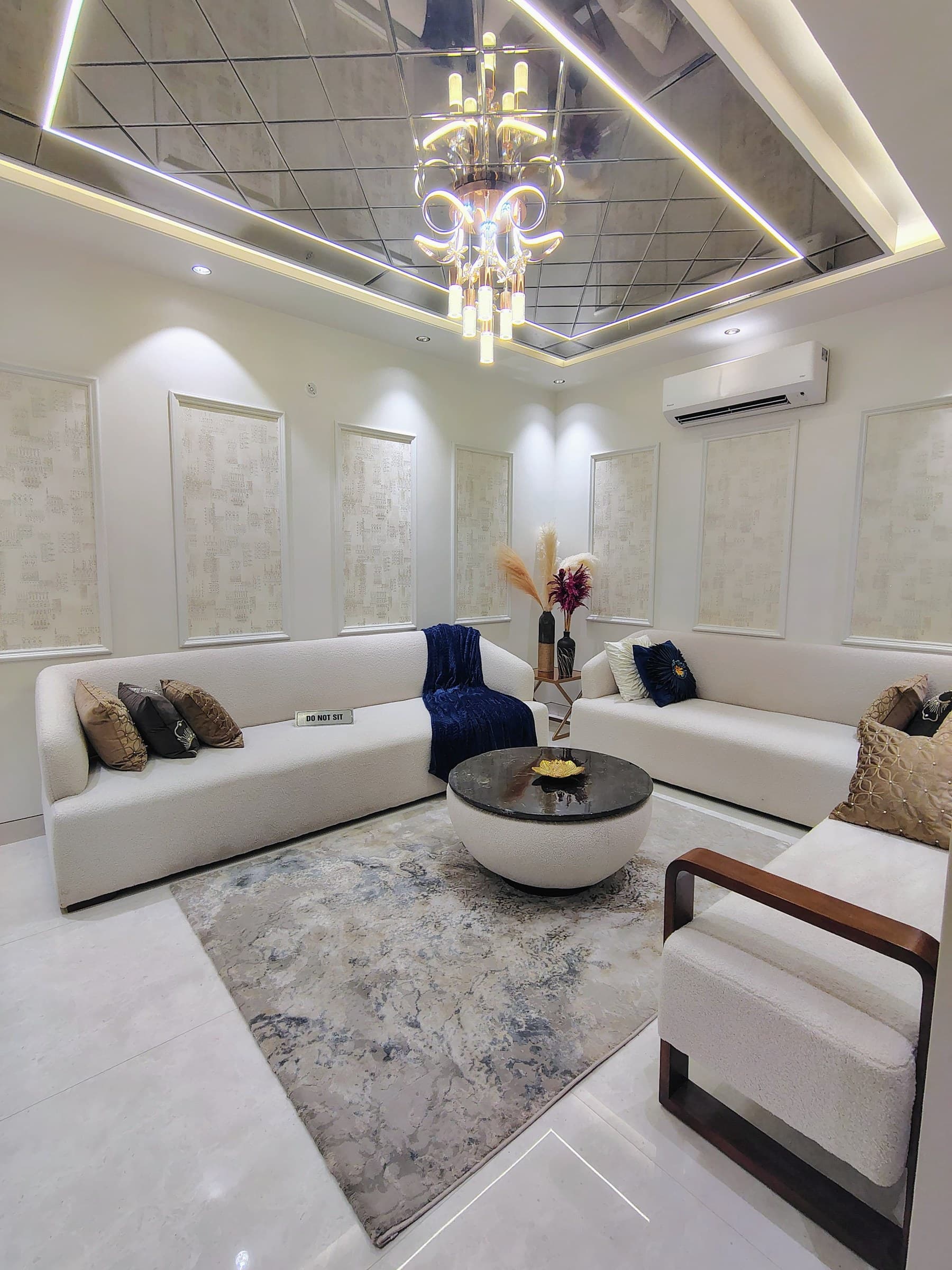 Spectrum 21 model apartment formal living room
